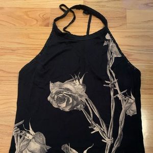 Open sexy back tank top